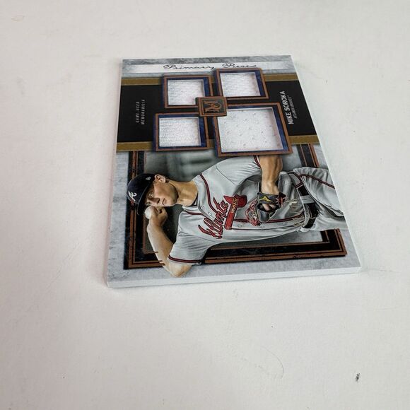 Mike Soroka Topps Primary Pieces Quad Relic Patch, Atlanta Braves 2020 SPQR-MSO - Picture 4 of 4